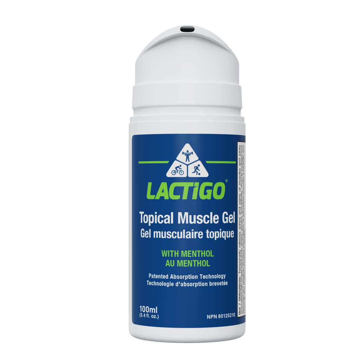 LactiGo - Topical Sports Gel - Menthol