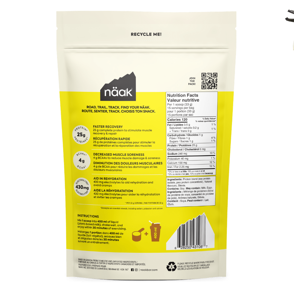 Näak Poudre protéinée - Vanille - 500g