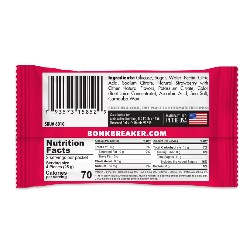 Bonk Breaker - Jujubes énergie - Fraise