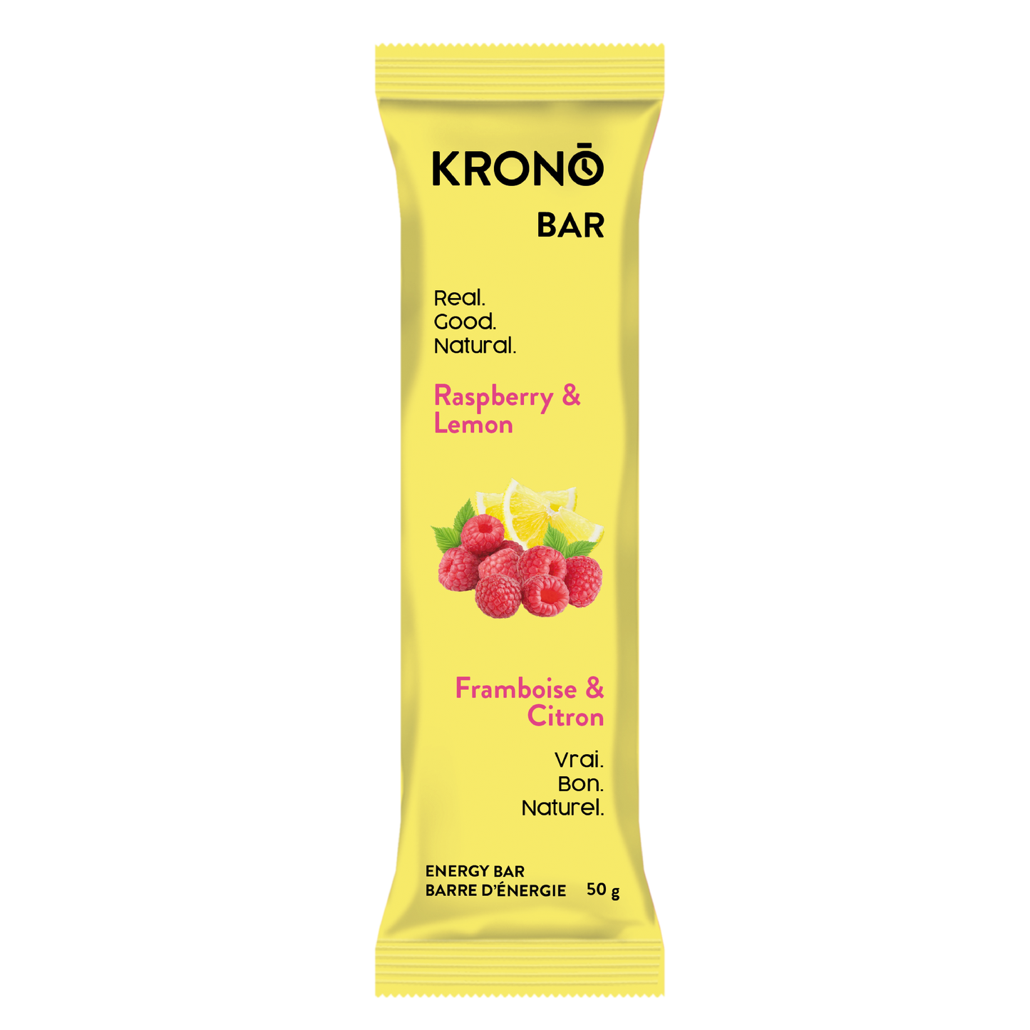 Krono - Barre énergie - Framboise & Citron