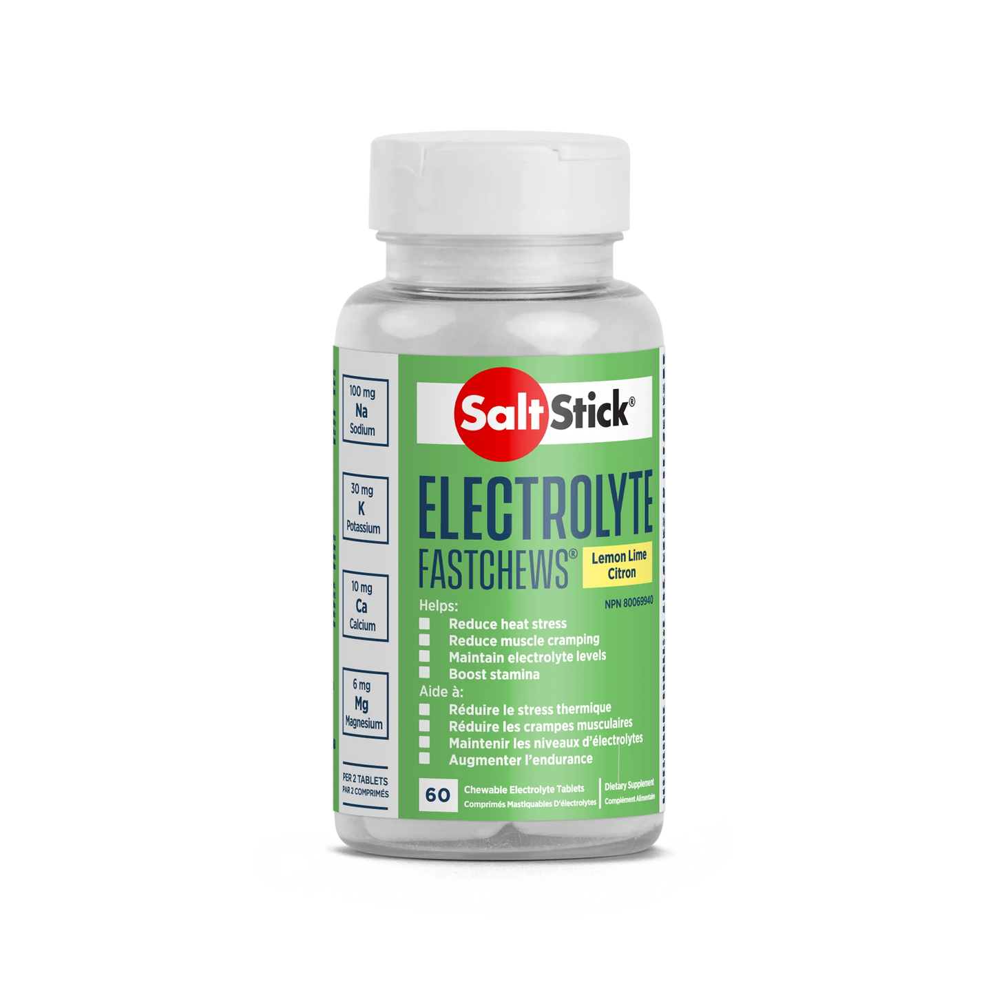 SaltStick - Electrolyte Chews - Lemon-lime