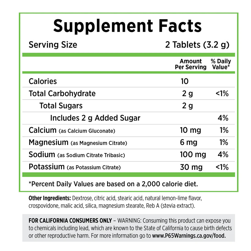 SaltStick - Electrolyte Chews - Lemon-lime