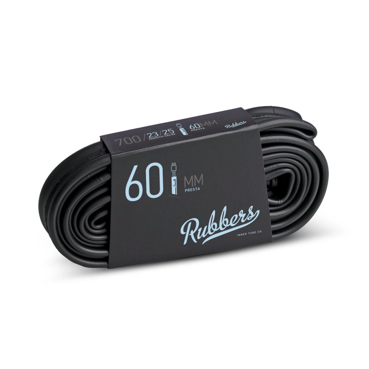 Rubbers 700x25/35 tube - 60mm presta