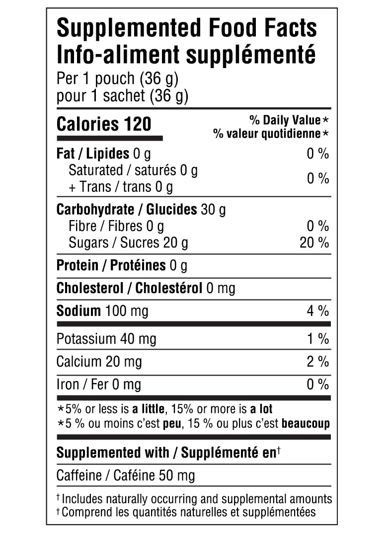 Krono - Energy gel - Citrus fruits (w/ caffeine)